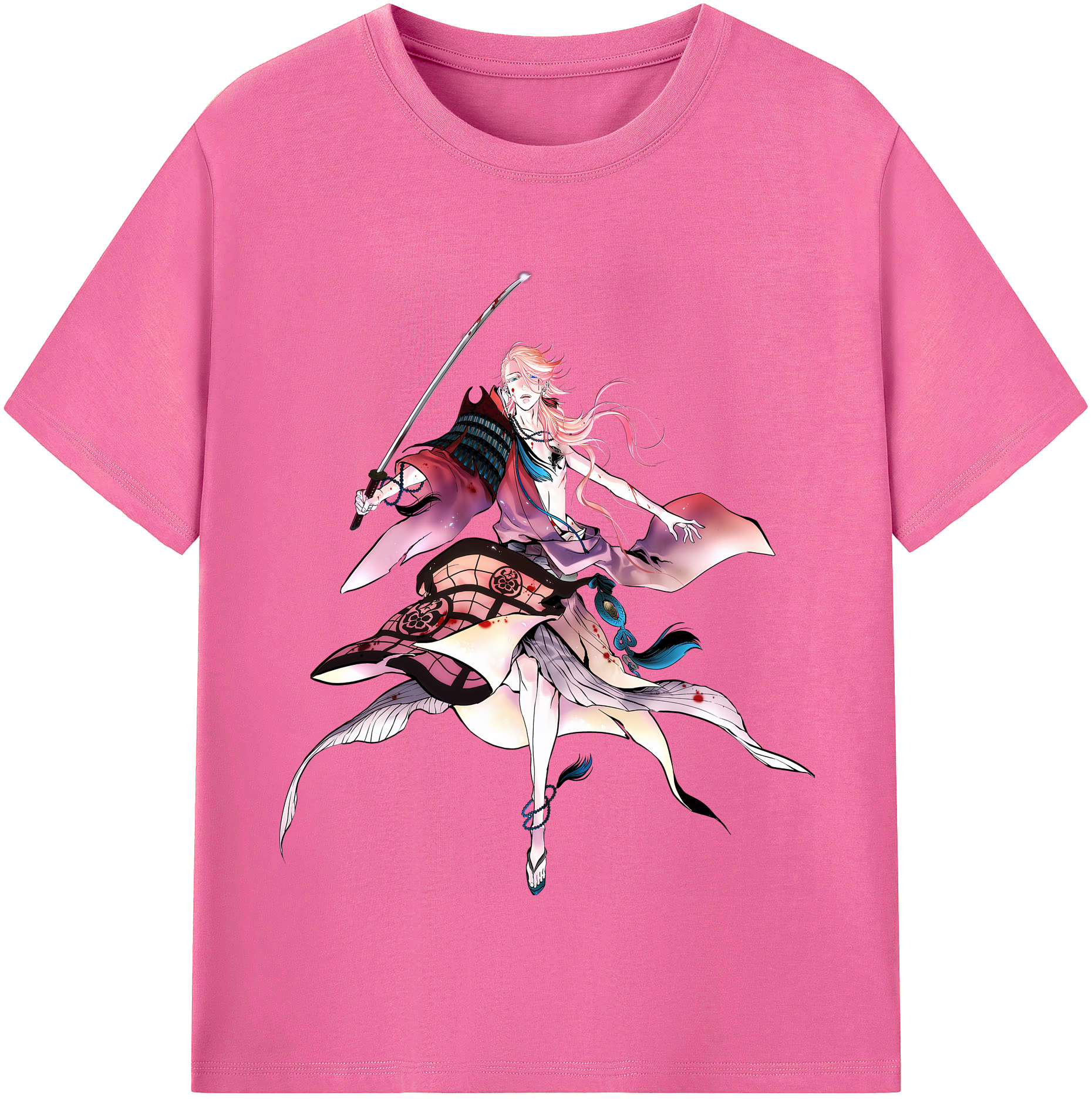 （画像用） 刀剣乱舞 Touken Ranbu レディースカジュアルプリントTシャツ（綿100％）